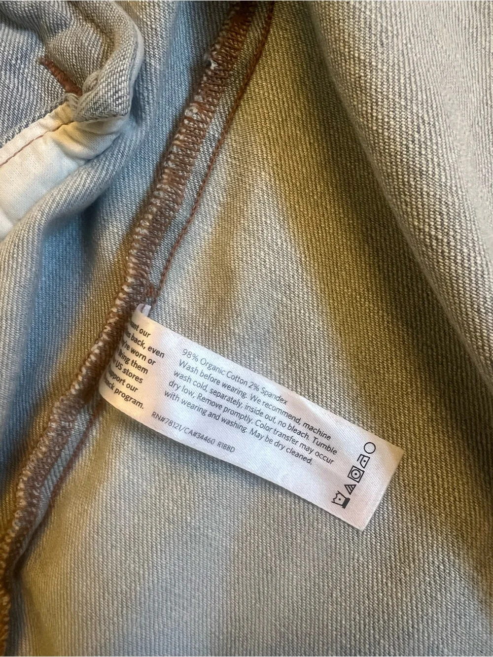 Eileen Fisher Organic Cotton Jean Jacket Size PP
